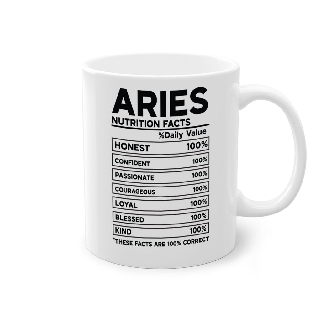 Aries Nutrition Facts 97#- zodiac-Mug / Coffee Cup