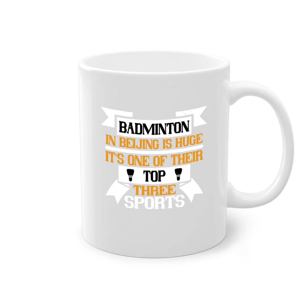 Badminton in Beijing is huge its one of their top three sports 1672#- badminton-Mug / Coffee Cup