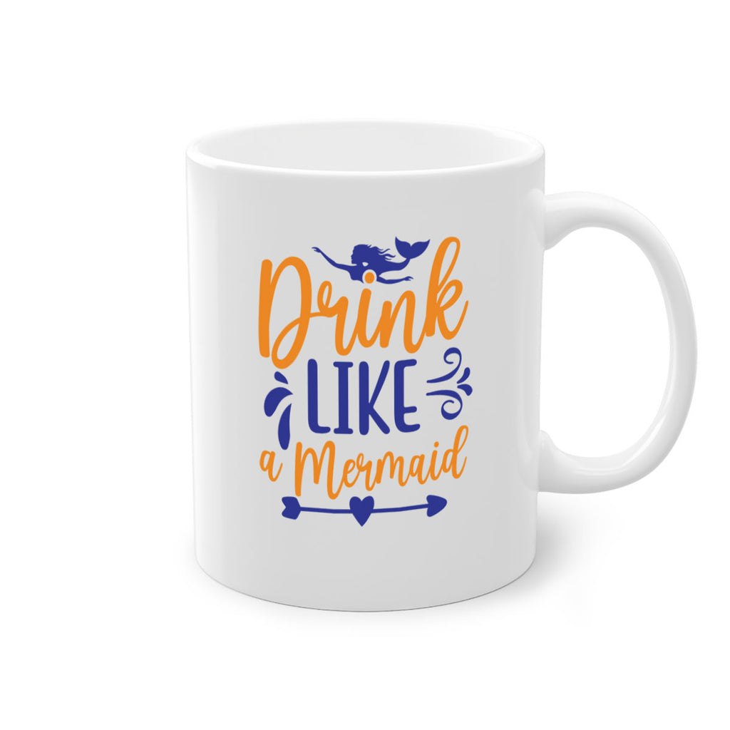 Drink Like a Mermaid 137#- mermaid-Mug / Coffee Cup