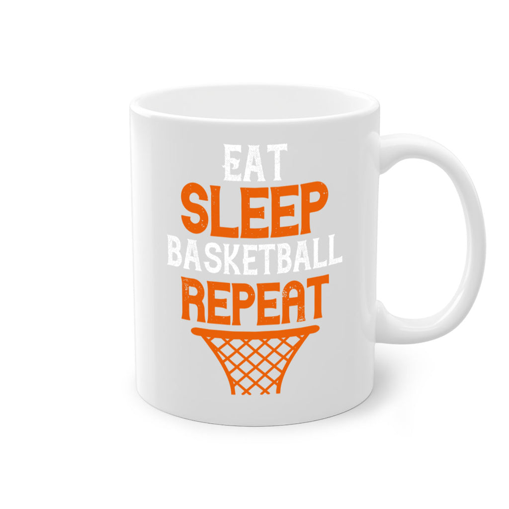 Eat more sleep basketball repeat 2350#- basketball-Mug / Coffee Cup