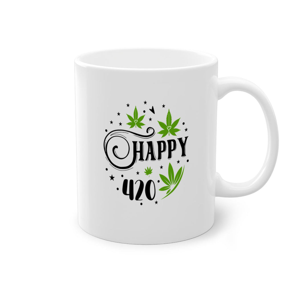 Happy 420 101#- marijuana-Mug / Coffee Cup