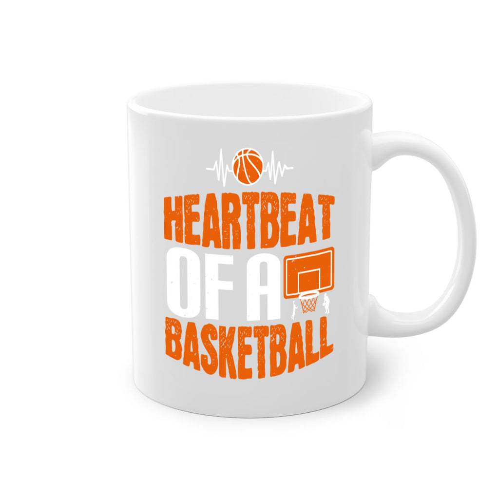 Heartbeat of a basketball 2298#- basketball-Mug / Coffee Cup