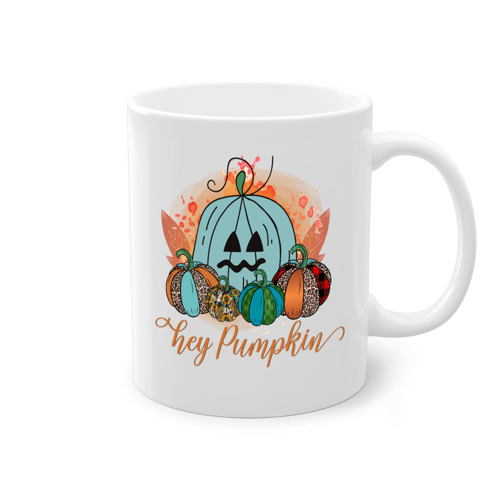 Hey Pumpkin 302#- fall-Mug / Coffee Cup