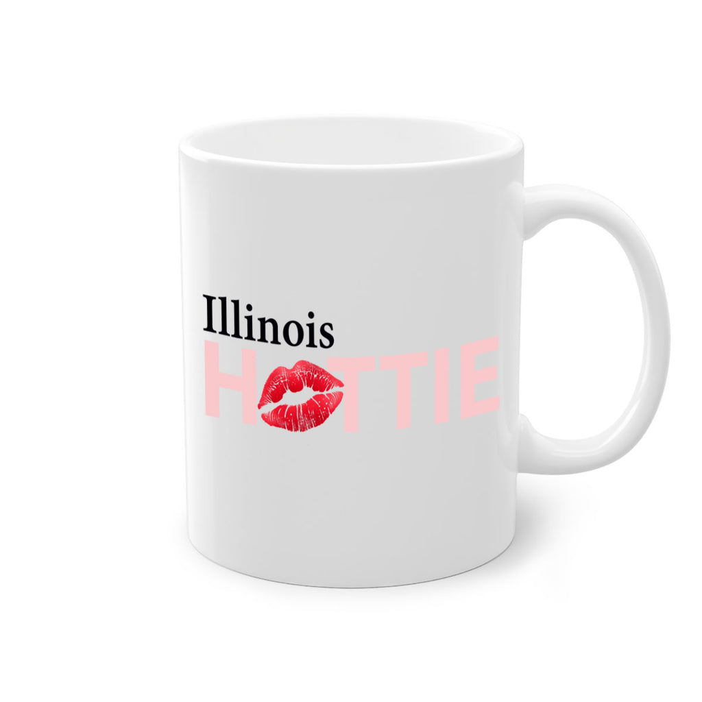 Illinois Hottie With Red Lips 13#- Hottie Collection-Mug / Coffee Cup