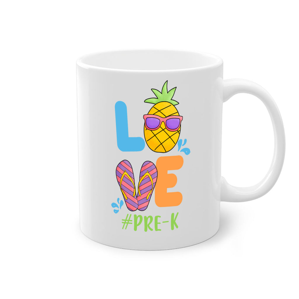 LOVE PreK Summer Pineapple 21#- preK-Mug / Coffee Cup