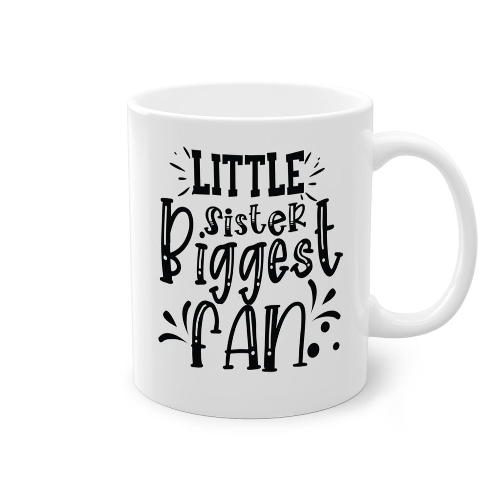 Little Sister Biggest Fan 2055#- baseball-Mug / Coffee Cup