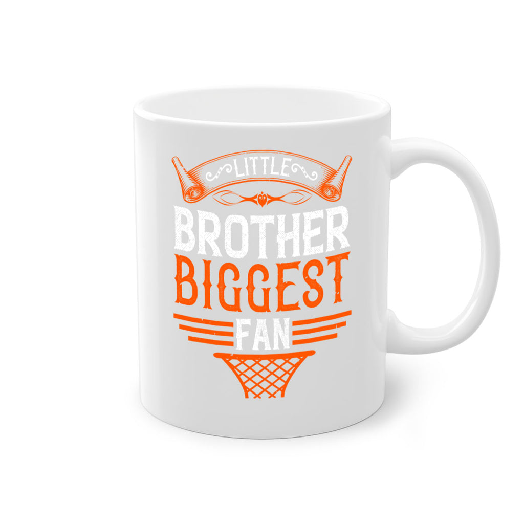 Little brother biggest fan 873#- basketball-Mug / Coffee Cup