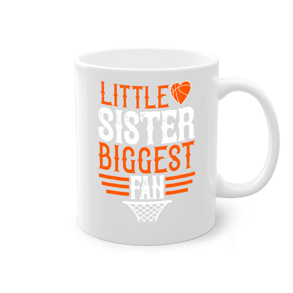 Little sister biggest fan 2002#- basketball-Mug / Coffee Cup