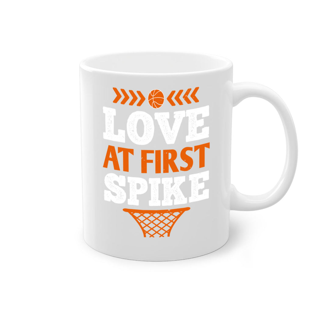 Love at first spike 736#- basketball-Mug / Coffee Cup