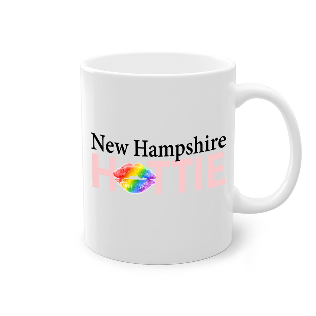New Hampshire Hottie with rainbow lips 29#- Hottie Collection-Mug / Coffee Cup