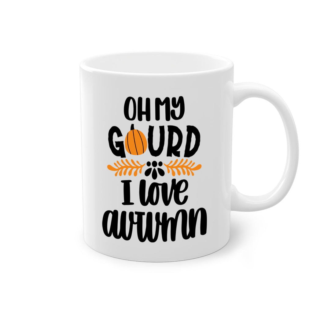 Oh My Gourd I Love Autumn 504#- fall-Mug / Coffee Cup