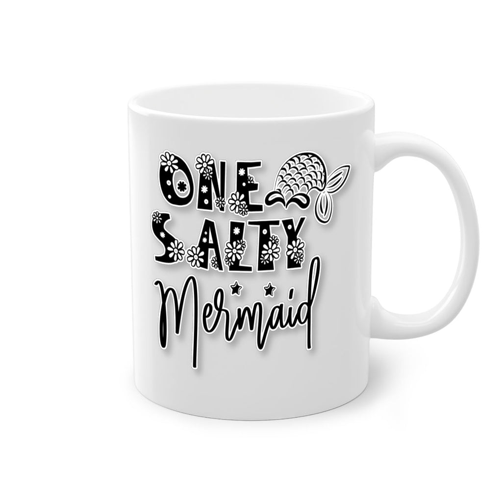 One Salty Mermaid 527#- mermaid-Mug / Coffee Cup