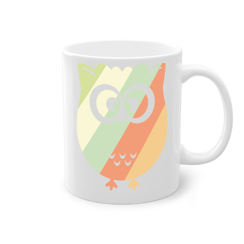 Owl Retro Style Vintage A TurtleRabbit 15#- owl-Mug / Coffee Cup