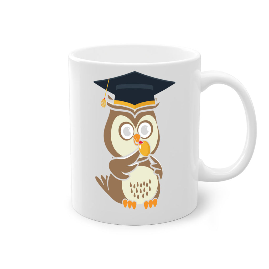 Profesor Owl Licks Candy A TurtleRabbit 17#- owl-Mug / Coffee Cup
