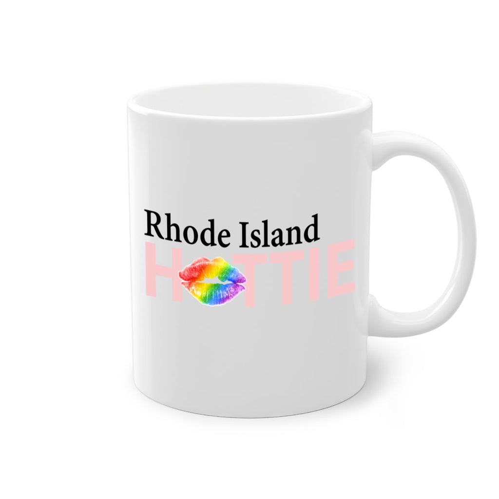 Rhode Island Hottie with rainbow lips 39#- Hottie Collection-Mug / Coffee Cup