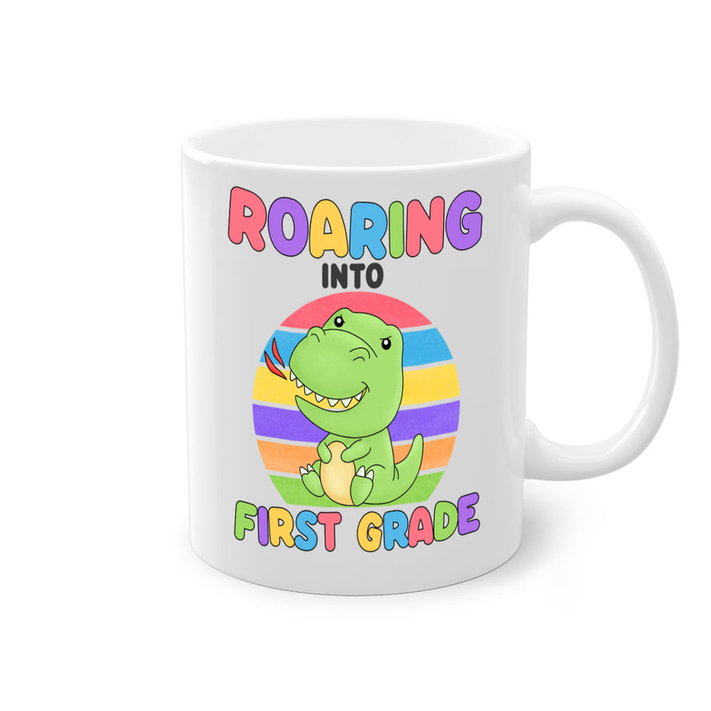 Roaring to 1st Grade Trex 2#- First Grade-Mug / Coffee Cup