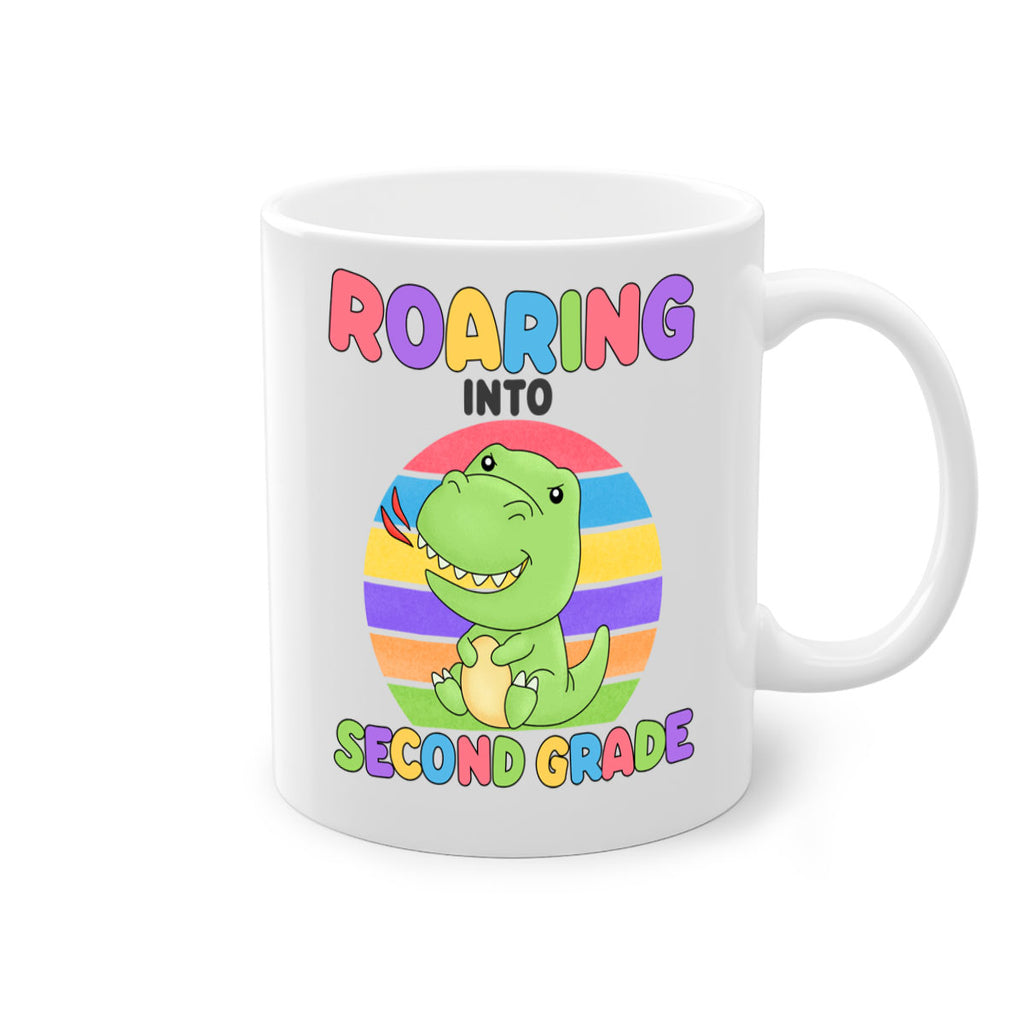 Roaring to 2nd Grade Trex 23#- second grade-Mug / Coffee Cup