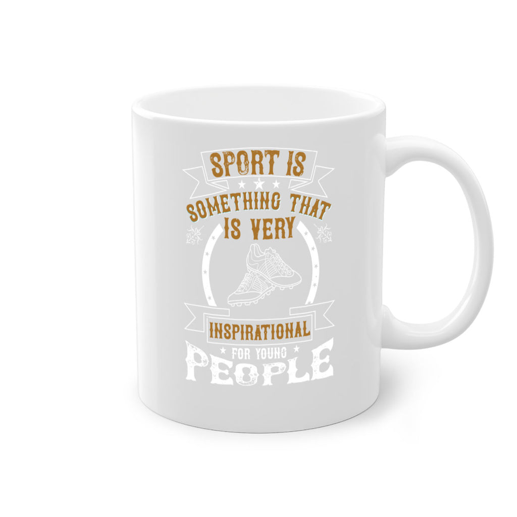 Sport is something that is very inspirational for young people 432#- soccer-Mug / Coffee Cup
