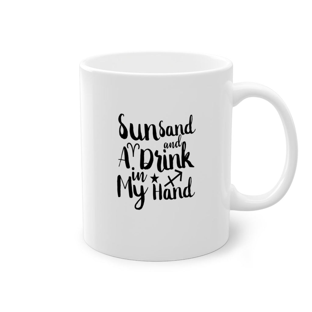 Sun Sand And A Drink In My Hand 480#- zodiac-Mug / Coffee Cup
