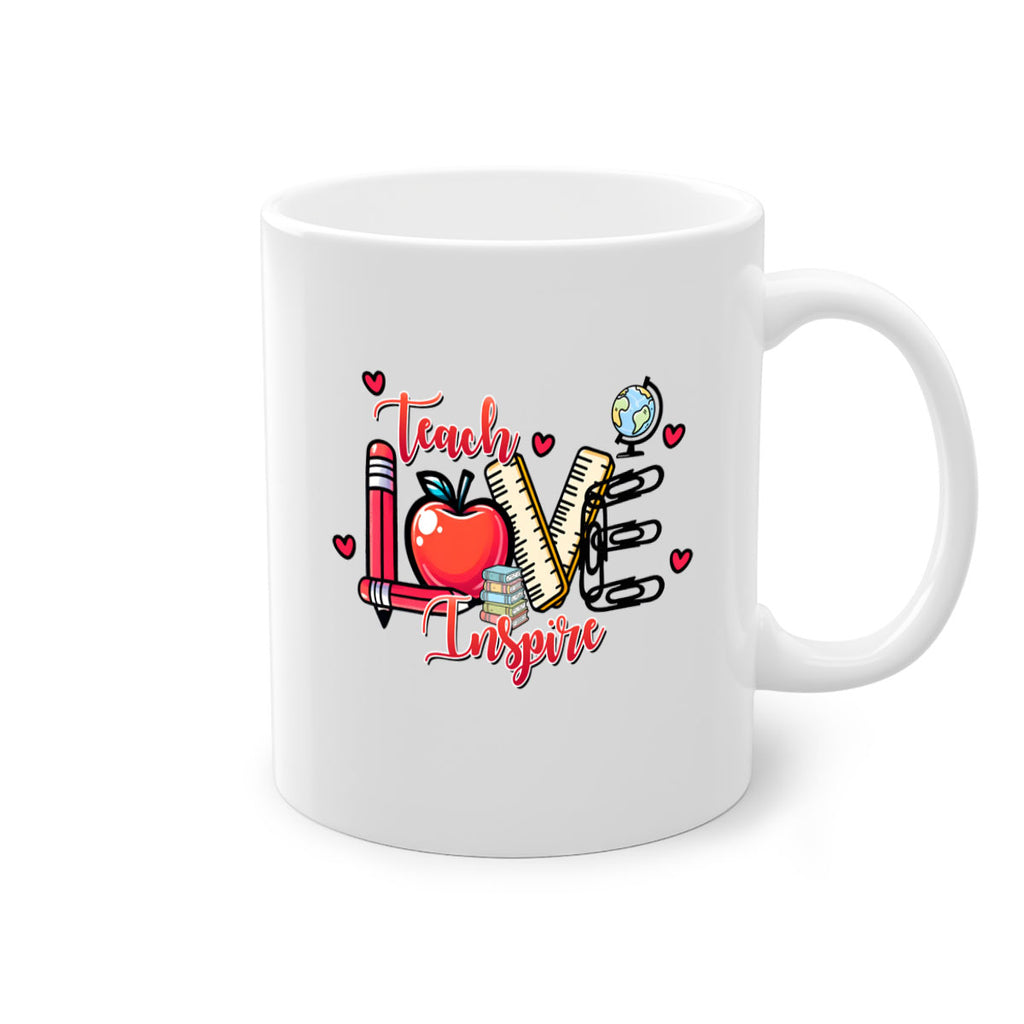 Teach Inspire Valentine 16#- teacher-Mug / Coffee Cup