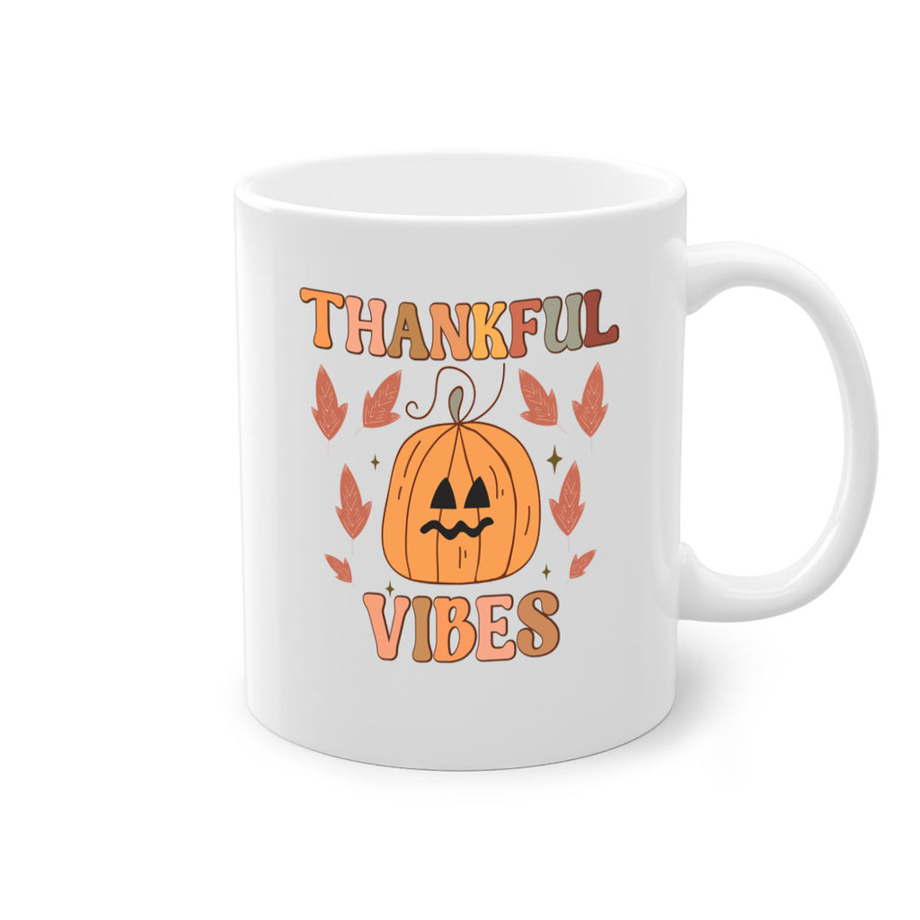 Thankful Vibes 607#- fall-Mug / Coffee Cup
