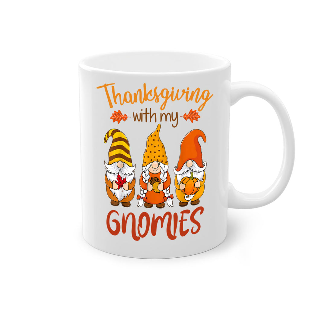ThanksgivingWithGnomiesFall 610#- fall-Mug / Coffee Cup