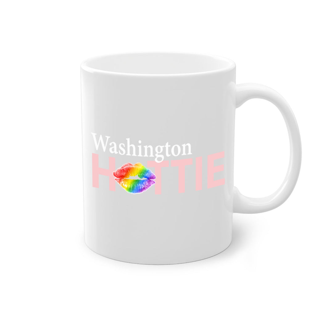 Washington Hottie with rainbow lips 98#- Hottie Collection-Mug / Coffee Cup