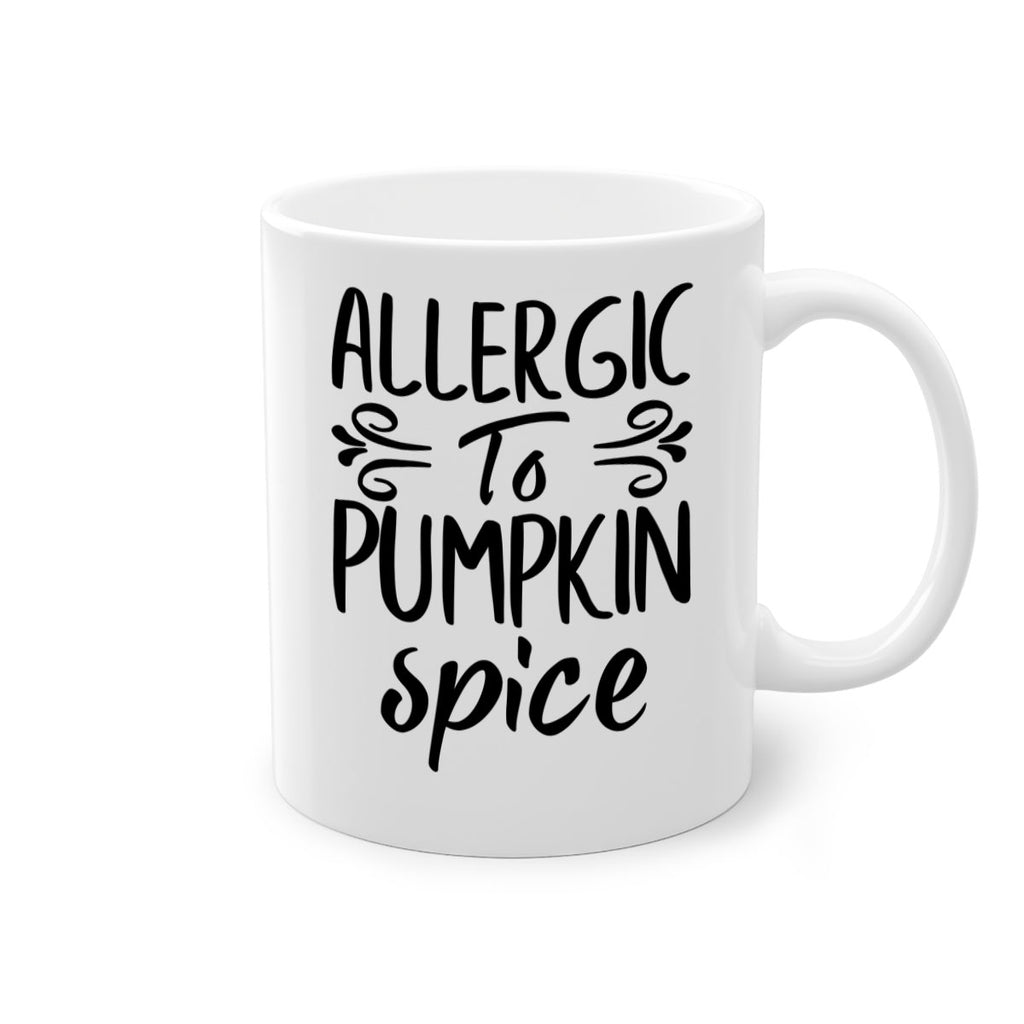 allergic to pumpkin spice 8#- fall-Mug / Coffee Cup