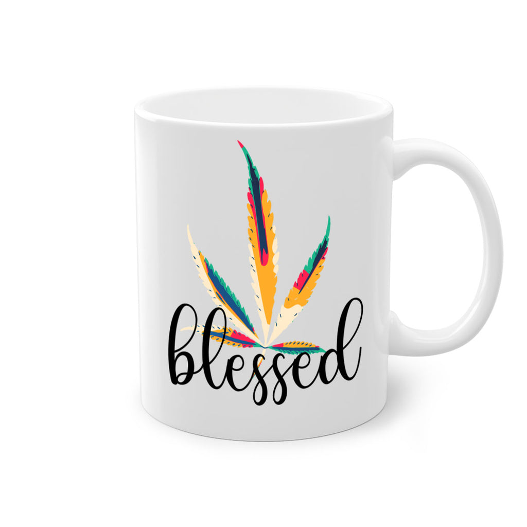 blessed colorful 19#- marijuana-Mug / Coffee Cup
