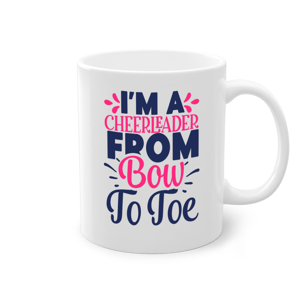 im a cheerleader bow to toe 1743#- cheer-Mug / Coffee Cup