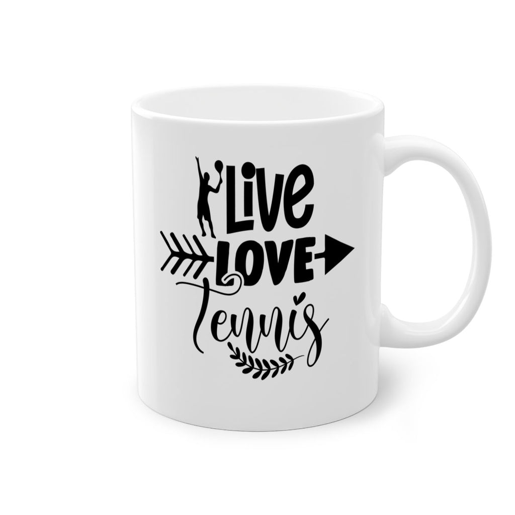 live love Tennis 819#- tennis-Mug / Coffee Cup