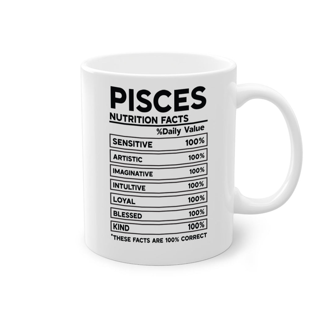 pisces Nutrition Facts 367#- zodiac-Mug / Coffee Cup