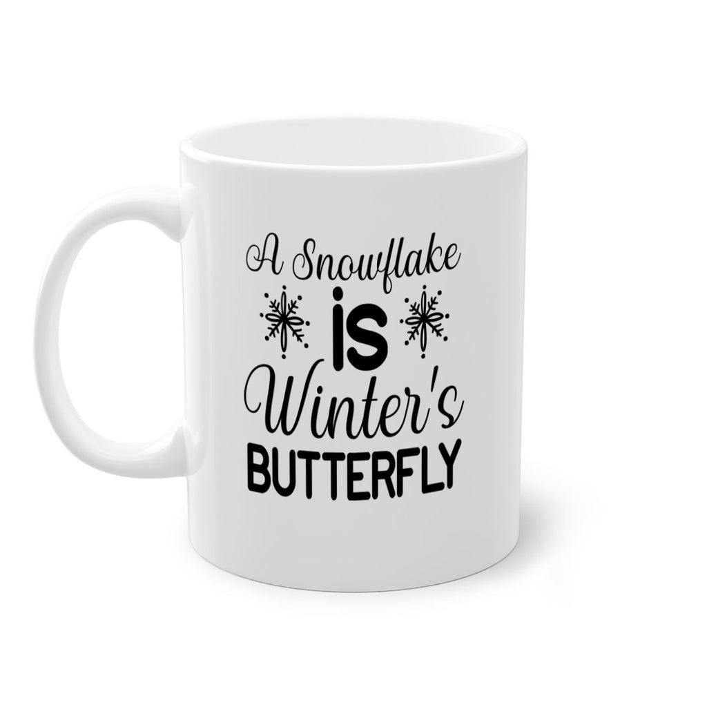 A Snowflake is Winters Butterfly3#- winter-Mug / Coffee Cup