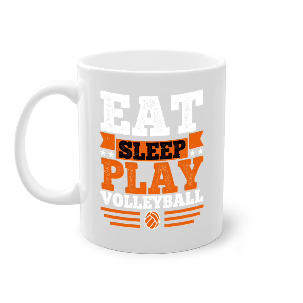 Eat sleep play volleyball 2340#- basketball-Mug / Coffee Cup