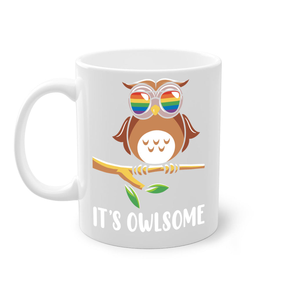 Funny Owl Gift Im Owlsome A TurtleRabbit 7#- owl-Mug / Coffee Cup