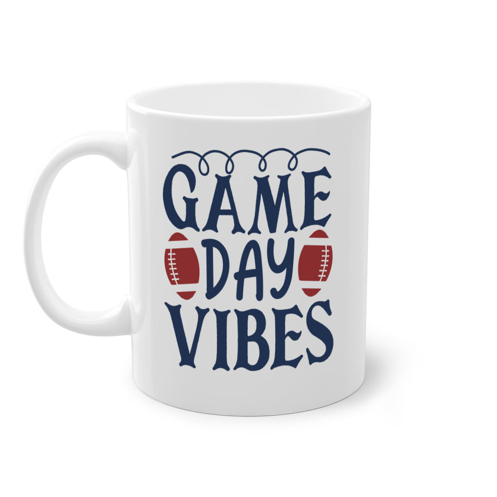 Game day vibes 1541#- football-Mug / Coffee Cup