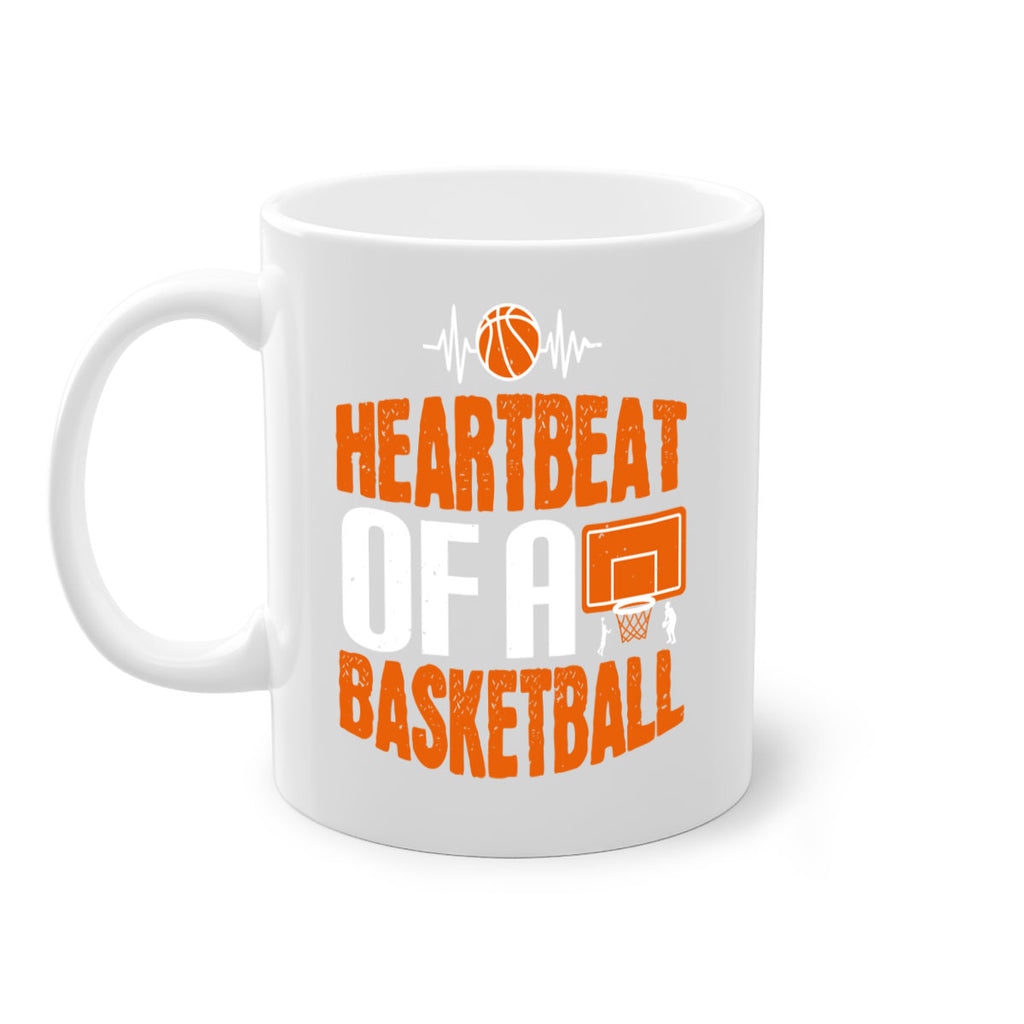 Heartbeat of a basketball 2298#- basketball-Mug / Coffee Cup