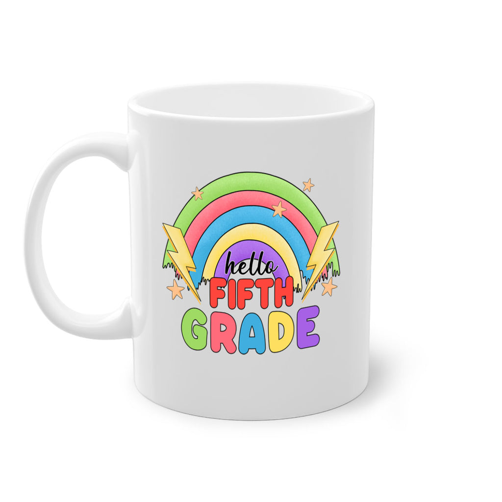Hello 5th Grade Rainbow 14#- 5th grade-Mug / Coffee Cup