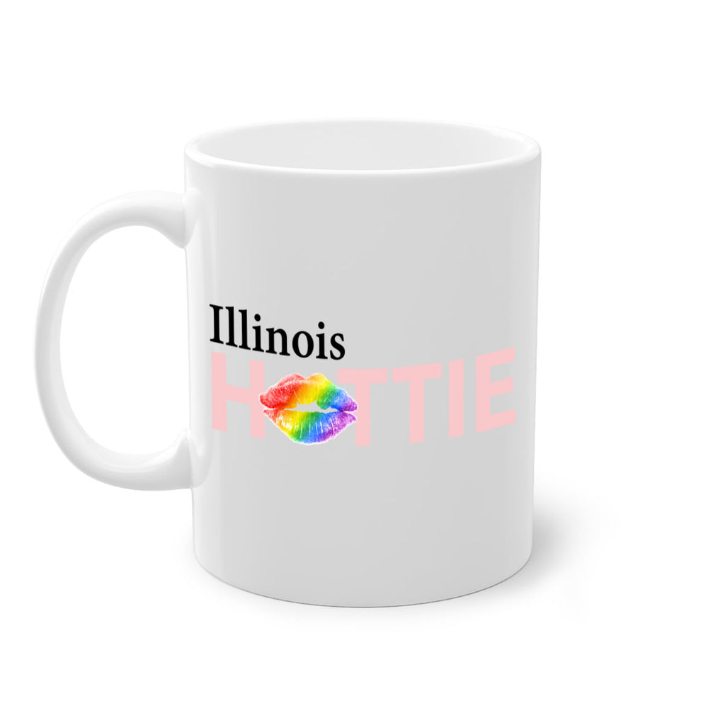 Illinois Hottie with rainbow lips 13#- Hottie Collection-Mug / Coffee Cup
