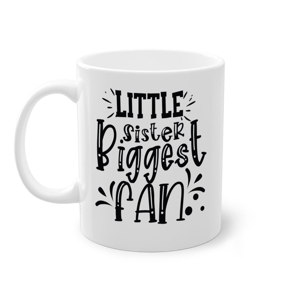 Little Sister Biggest Fan 2055#- baseball-Mug / Coffee Cup