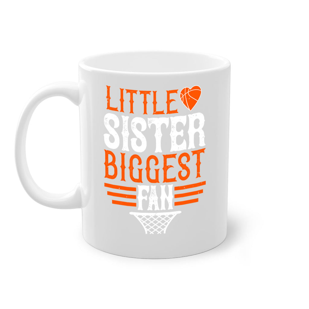 Little sister biggest fan 2002#- basketball-Mug / Coffee Cup