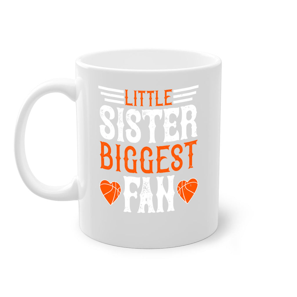 Little sister biggest fan 836#- basketball-Mug / Coffee Cup