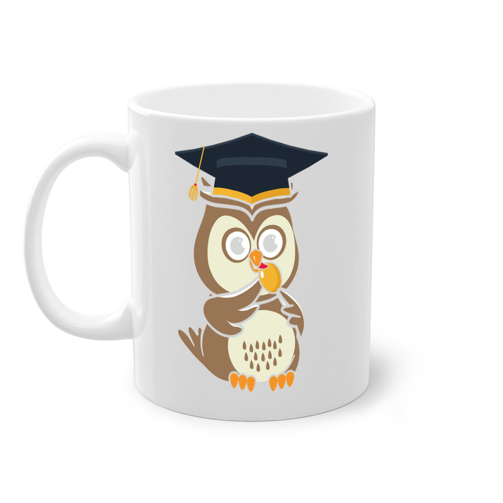 Profesor Owl Licks Candy A TurtleRabbit 17#- owl-Mug / Coffee Cup