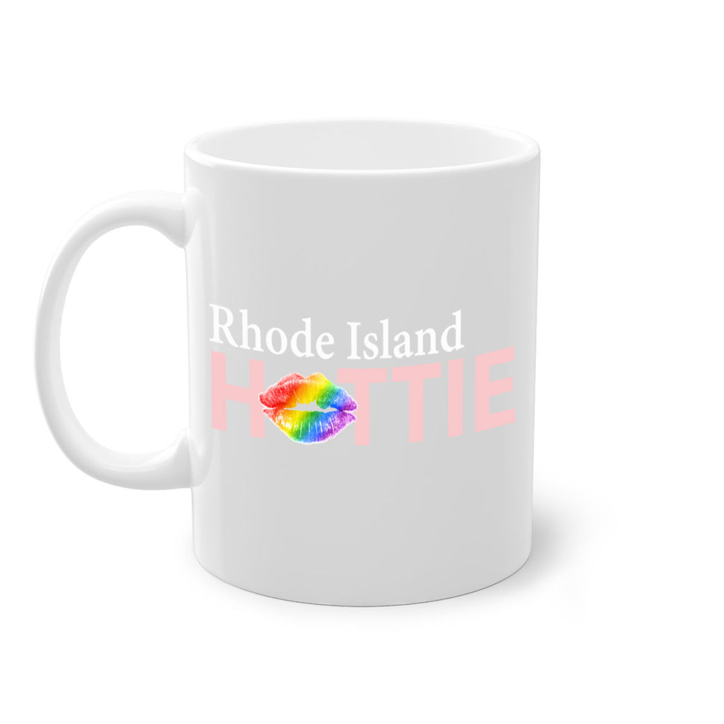 Rhode Island Hottie with rainbow lips 90#- Hottie Collection-Mug / Coffee Cup