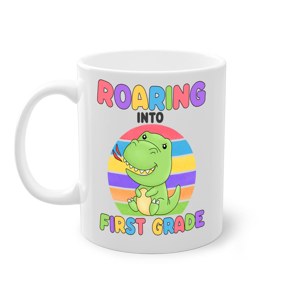 Roaring to 1st Grade Trex 2#- First Grade-Mug / Coffee Cup