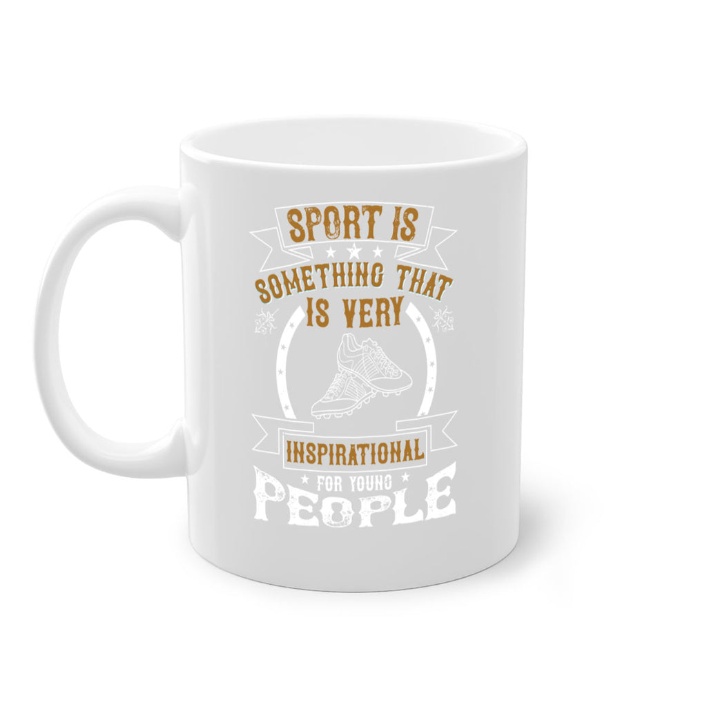Sport is something that is very inspirational for young people 432#- soccer-Mug / Coffee Cup