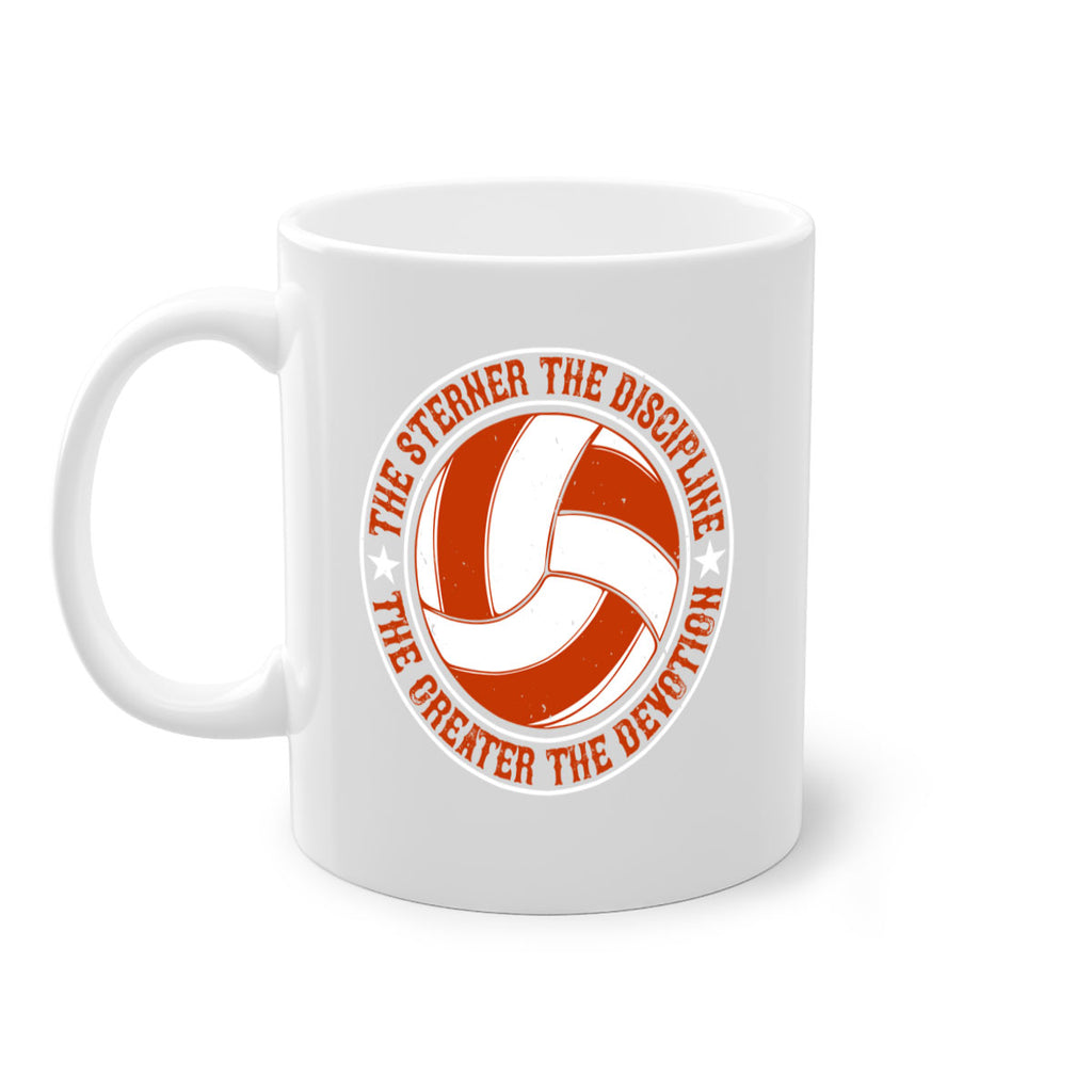 The sterner the discipline the greater the devotion Style 176#- volleyball-Mug / Coffee Cup