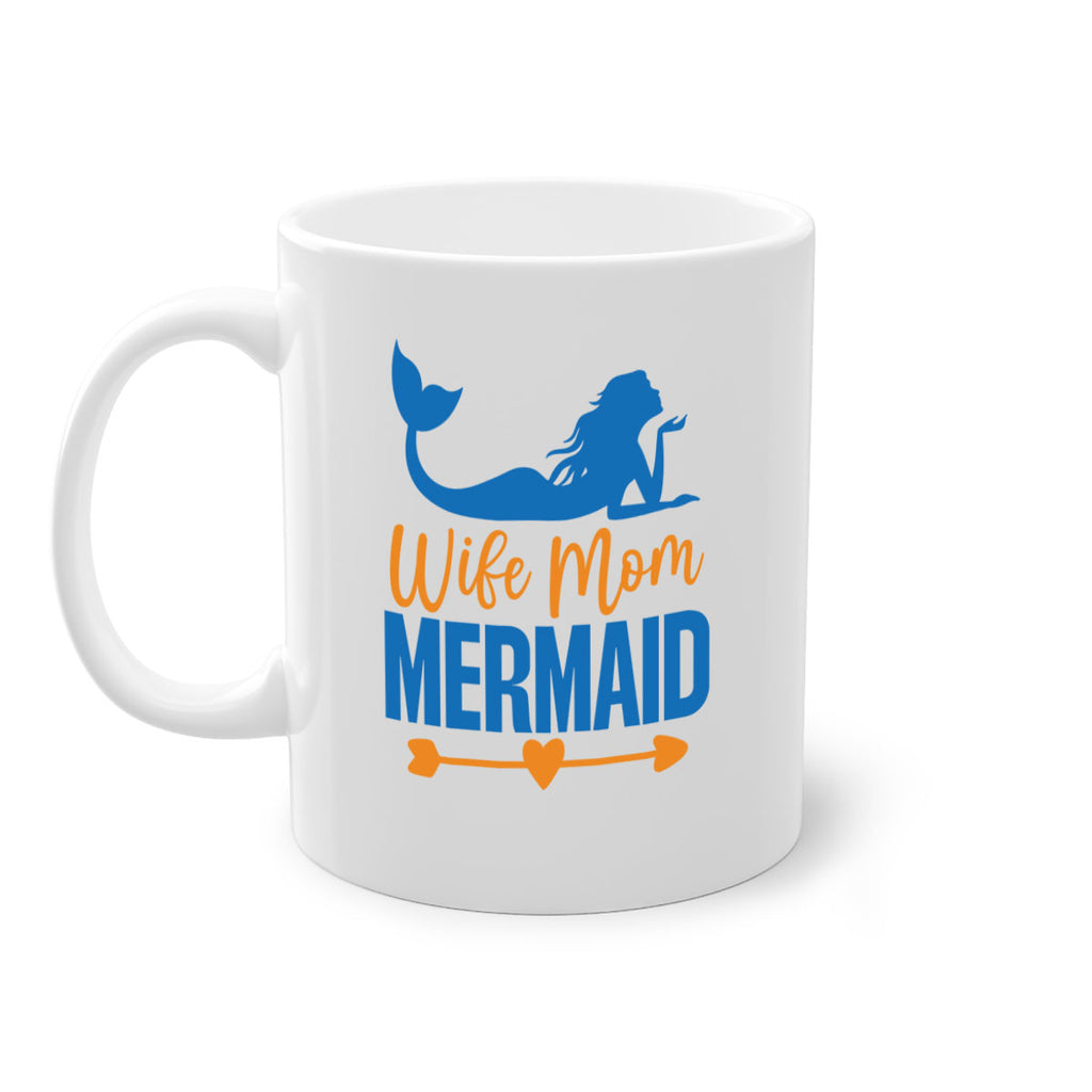 Wife Mom Mermaid 673#- mermaid-Mug / Coffee Cup