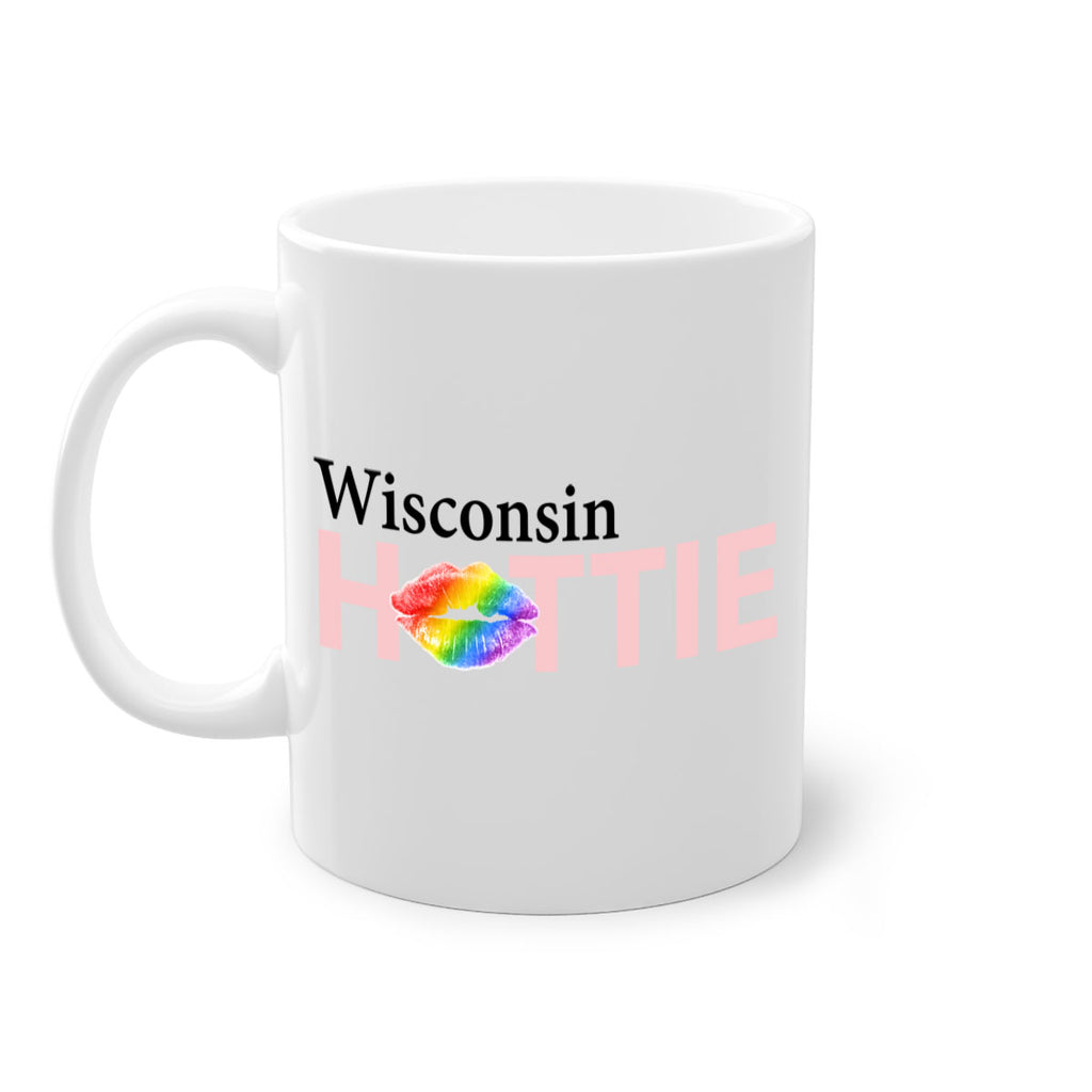 Wisconsin Hottie with rainbow lips 49#- Hottie Collection-Mug / Coffee Cup