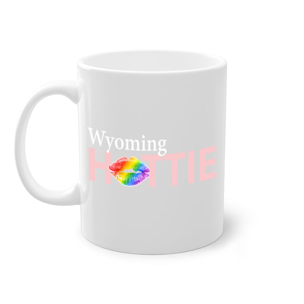 Wyoming Hottie with rainbow lips 101#- Hottie Collection-Mug / Coffee Cup
